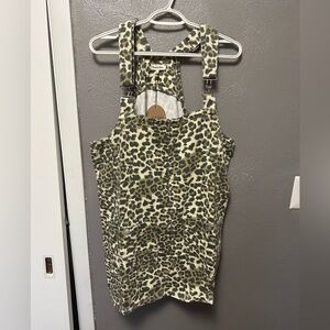 Leopard Overall Dress